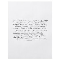 Presidential Signatures (United States Presidents) Flyer Design