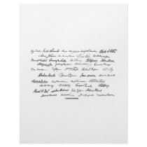 Presidential Signatures (United States Presidents) Custom Letterhead