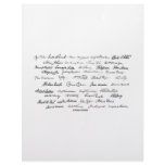 Presidential Signatures (United States Presidents) Custom Letterhead