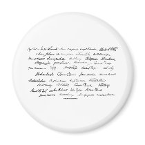 Presidential Signatures (United States Presidents) Refrigerator Magnets