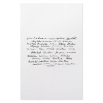Presidential Signatures (United States Presidents) Stationery Paper