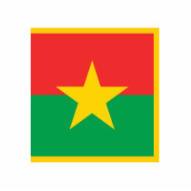 Presidential Standard Of Burkina Faso, Burkina Fas Acrylic Cut Outs