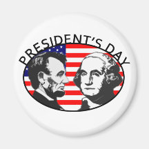 PRESIDENT''S DAY FRIDGE MAGNET