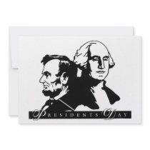 Presidents Day Personalized Invite