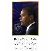 Presidents Obama and Kennedy - Ladies T-shirt