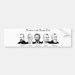 Presidents with Beards Club Bumper Sticker