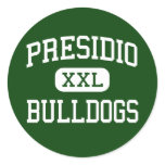 Presidio - Bulldogs - High School - Tucson Arizona Sticker