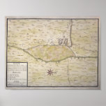 Presidio de San Ignacio de Tubac historic map Posters
