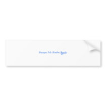 Presque Isle Harbor Beach Michigan Classic Design Bumper Stickers