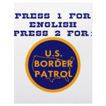 Press 1 For English 2 For Border Patrol letterhead