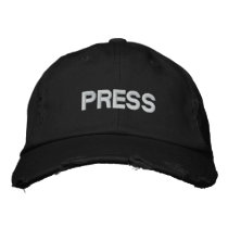 PRESS embroidered hats by logosync PRESS embroidered hats