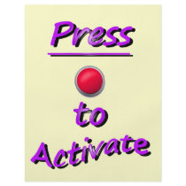 Press To Activate flyers