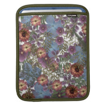 Pressed Flowers Sleeve For iPads