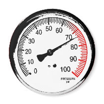 Pressure Gauge Magnet by FlattopFab Pressure Gauge Magnet