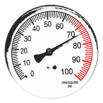 Pressure Gauge Sticker