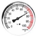 Pressure Gauge Sticker by FlattopFab Pressure Gauge Sticker