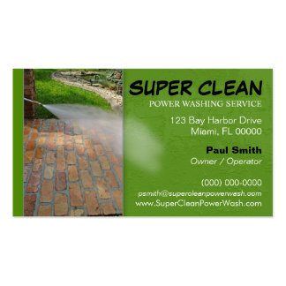 Pressure Washing Business Cards & Templates | Zazzle