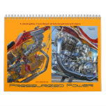 Pressurized Power 2012 Motorcycle Engine Calendar