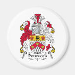 Prestwich Family Crest Magnet