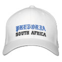 PRETORIA, SOUTH AFRICA HAT embroidered hats by AFRICANKOKO PRETORIA, SOUTH AFRICA HAT embroidered hats