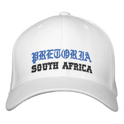 PRETORIA, SOUTH AFRICA HAT EMBROIDERED HAT by AFRICANKOKO