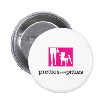 Pretties with Pitties Pinback Buttons