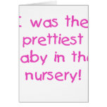 PRETTIEST BABY CARD