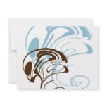Pretty Abstract Art  #002 Custom Invitations