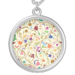 Pretty Abstract Pendant Necklace