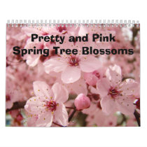 Pretty andPink Spring Tree Blossoms Calendars