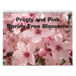Pretty andPink Spring Tree Blossoms Calendars