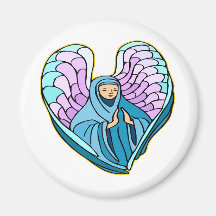 Pretty Angel #0033 Fridge Magnet