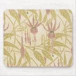 pretty art nouveau floral design mouse pad