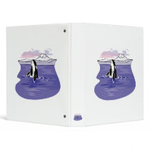 pretty artic orca scene vinyl binder