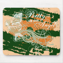 Pretty As an Angel Tshirts and Gifts mousepads by HotGraphicTshirts Pretty As an Angel Tshirts and Gifts mousepads