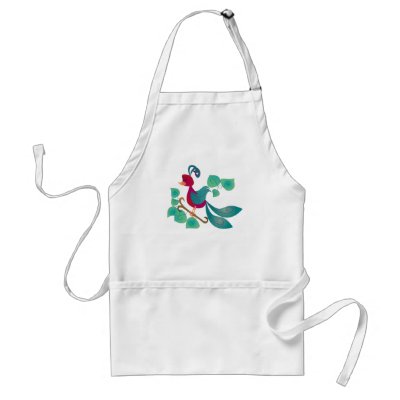 Pretty Bird Apron by trennea