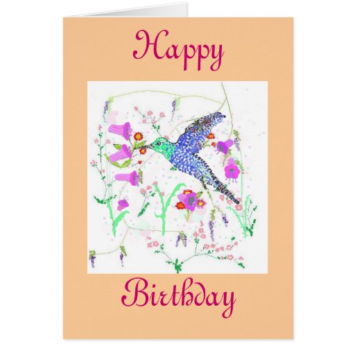 Pretty Birthday Card for her