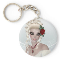 Pretty Blond Girl Key Chains