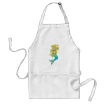 pretty blonde mermaid aprons