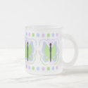 Pretty Blue And Green Butterfly Mug