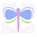 Pretty Blue And Green Dragonfly Ornament
