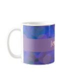 Pretty Blue and Mauve "Blobs" Mug