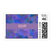 Pretty Blue and Mauve "Blobs" Stamps