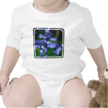 Pretty Blue Bell Flowers Tee Shirts