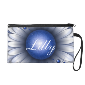 Pretty Blue Eyes Wristlet