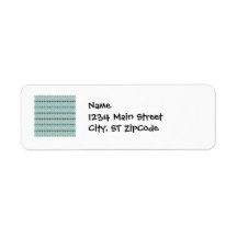 Pretty Blue Gray Aztec Weaving Pattern Gifts Return Address Labels
