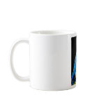 pretty blue coffee mug