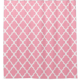 Pretty Blush Pink Quatrefoil Pattern