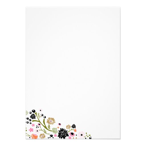 Pretty Bouquet Floral Wedding Invitation
