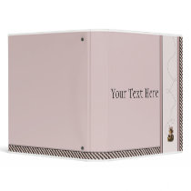 Pretty Brown Bear Color Swatches Binder binders